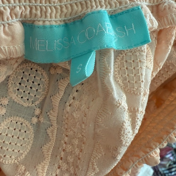 Melissa Odabash Michelle Dress Lightweight Weave Off-Shoulder Size Small - Picture 4 of 5